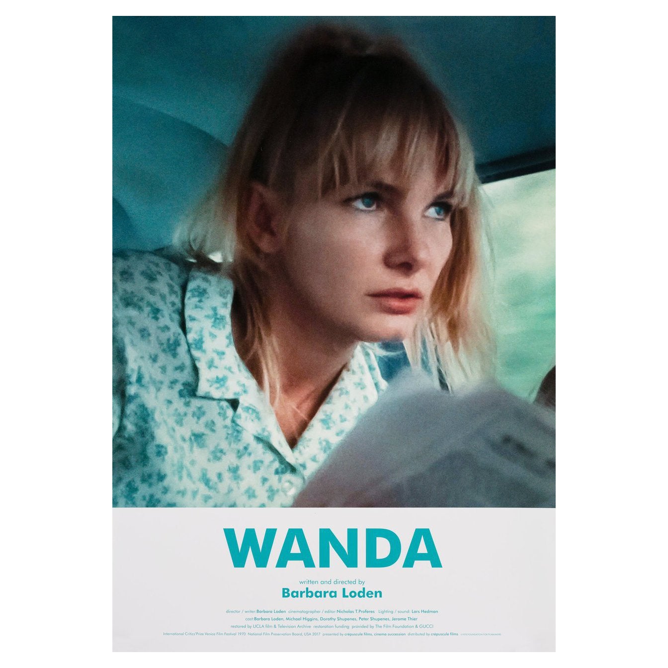 Affiche japonaise du film Wanda 2022, format B3