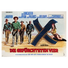 The Professionals 1966 German A0 Film Poster