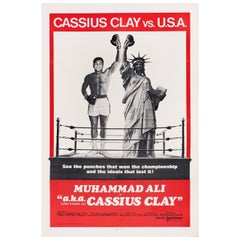 A.K.A. Cassius Clay 1970 U.S. One Sheet Film Poster