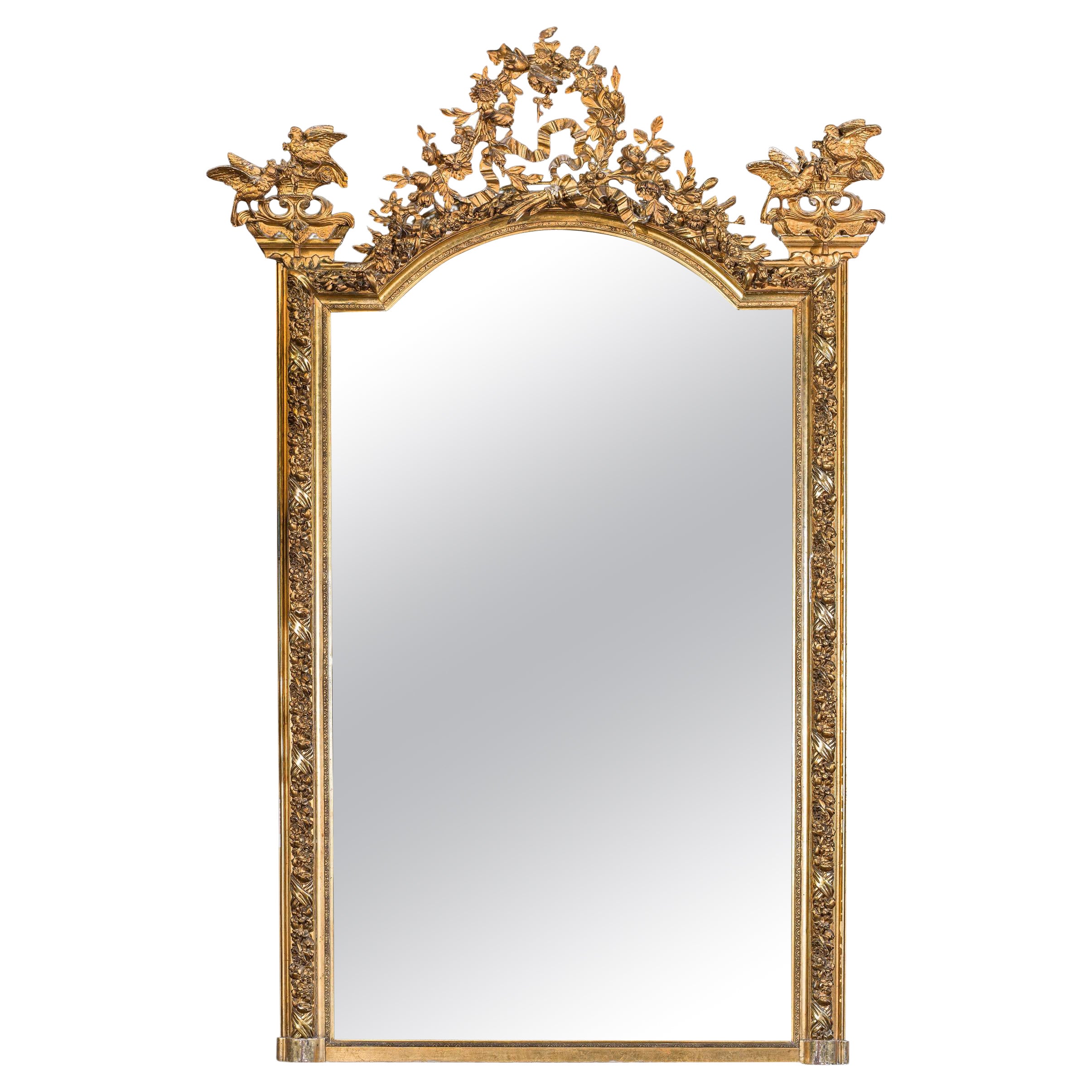 Ornate Black Mirror at 1stDibs black mirror for sale, black ornate
