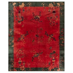 1920s Chinese Art Deco Carpet ( 8' 10'' x 11' 2'' - 270 x 340 cm ) 