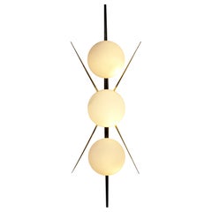 Royal Lumière, Wall Lamp with Three Lights, France, 1950