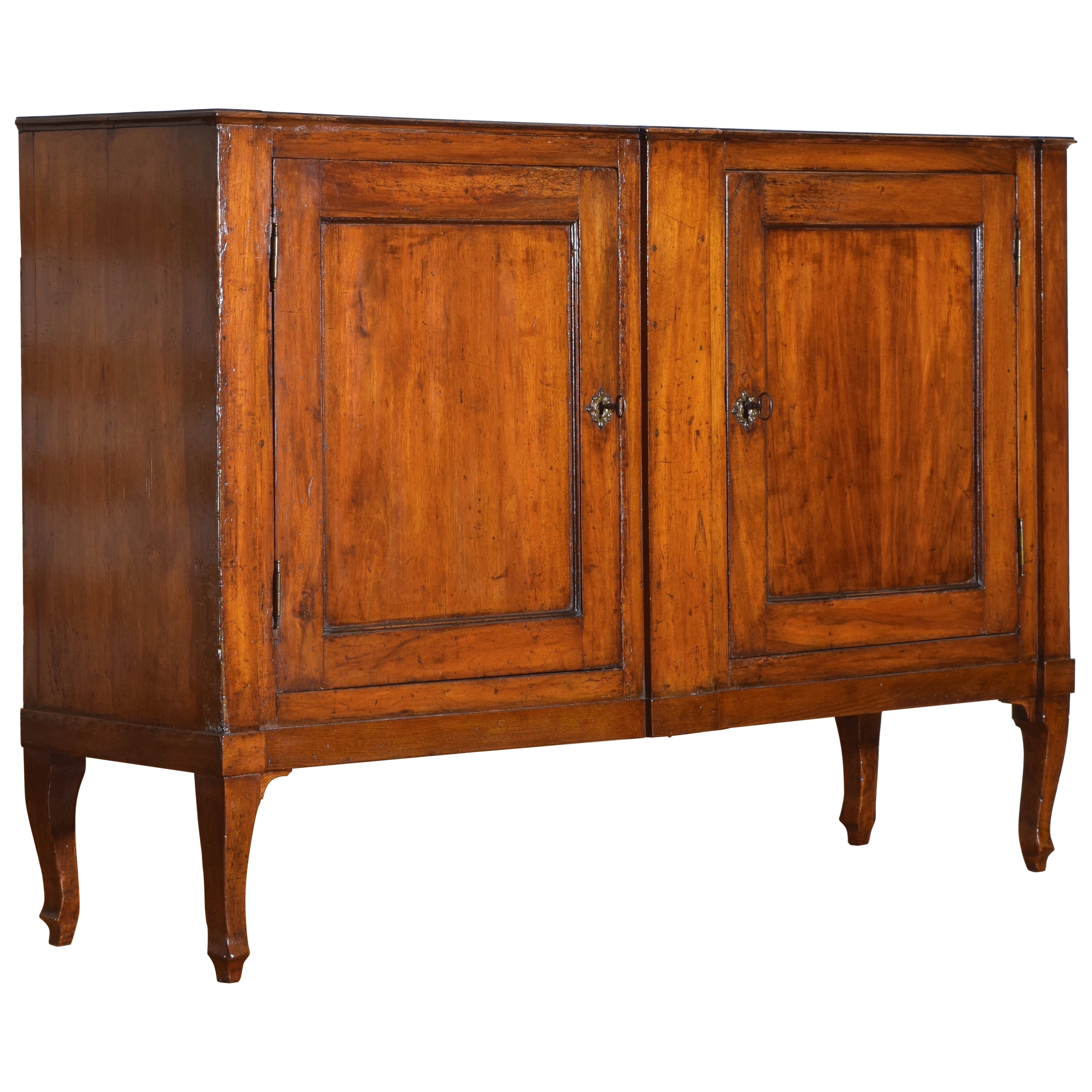 Large Italian Painted Credenza with Neoclassical Motifs at 1stDibs
