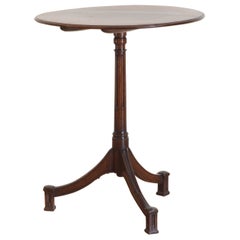 Italian, Piemontese, Early Neoclassic Carved Walnut Center/Side Table, ca. 1790