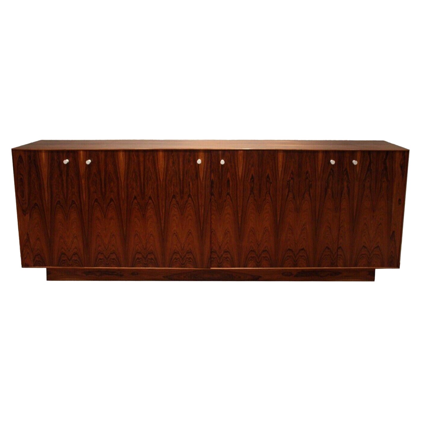 Mid-Century Modern Rosewood Thin Edge Credenza in the Style of George Nelson