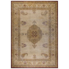 Antique Early 20th Century N. Indian Amritsar Carpet ( 9'6'' x 13'8'' - 290 x 417 )