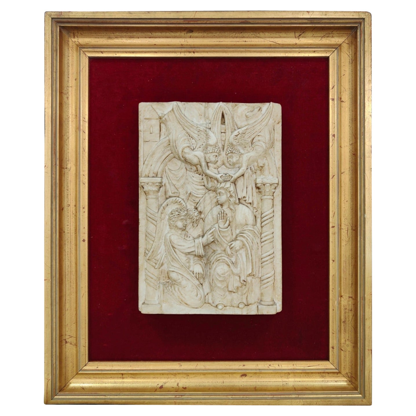 19th Century Renaissance Marble Relief For Sale