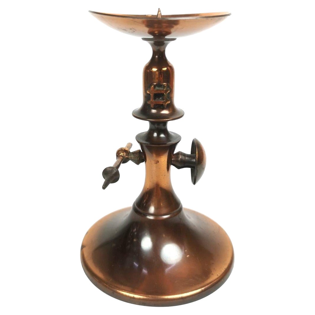 Mid-Century Copper/Bronze Candelabra, 1960's '50224' For Sale