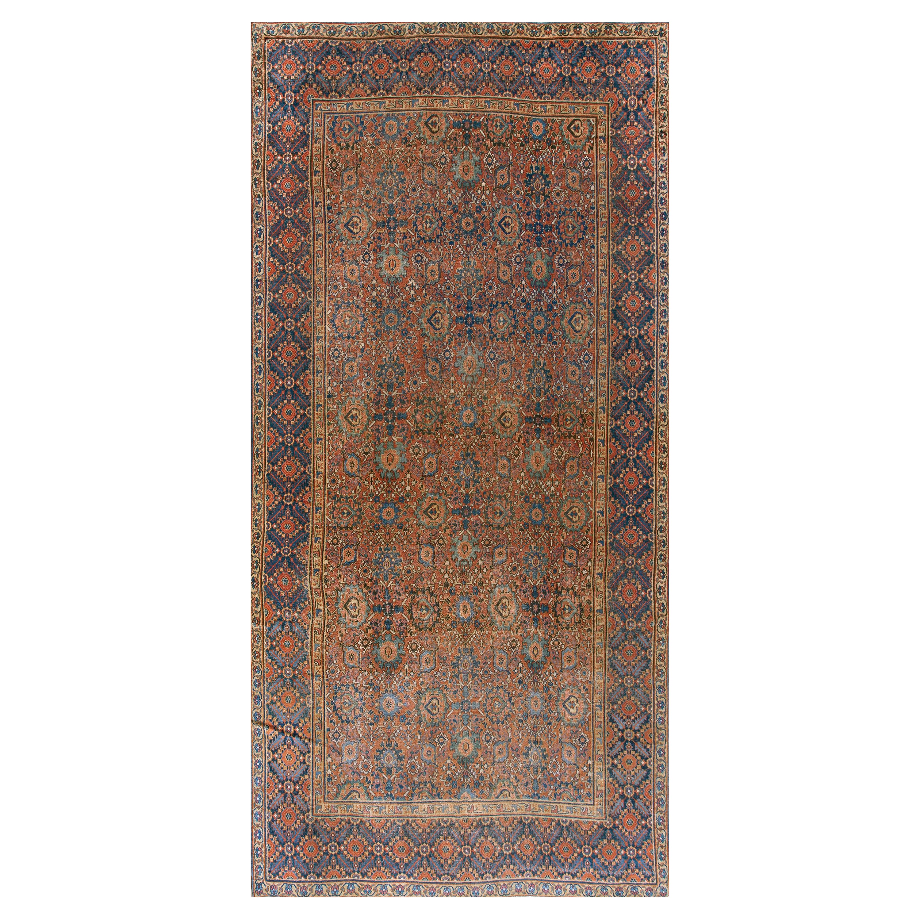 Late 18th Century N.E. Persian Khorassan Harshang Carpet (7'6'' x 16'-230 x 488) For Sale