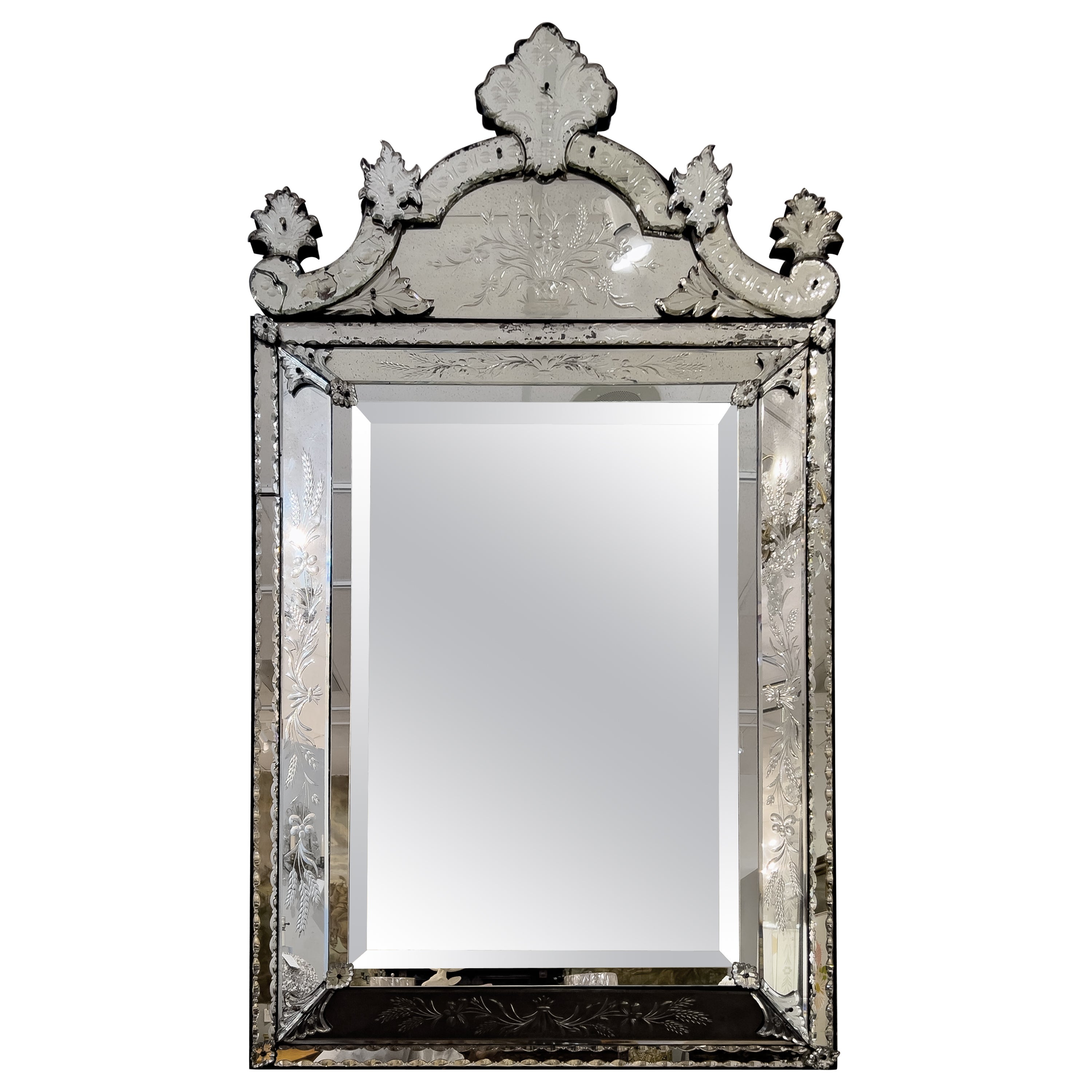 19th C. Venetian Mirror