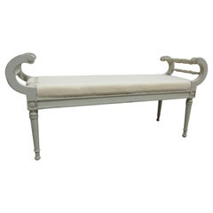 Swedish Gustavian Style Bench