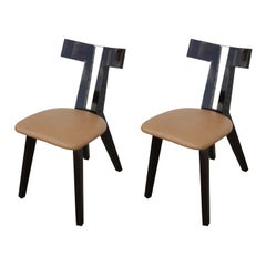 Pair of Amlash Side Chairs by Mirak
