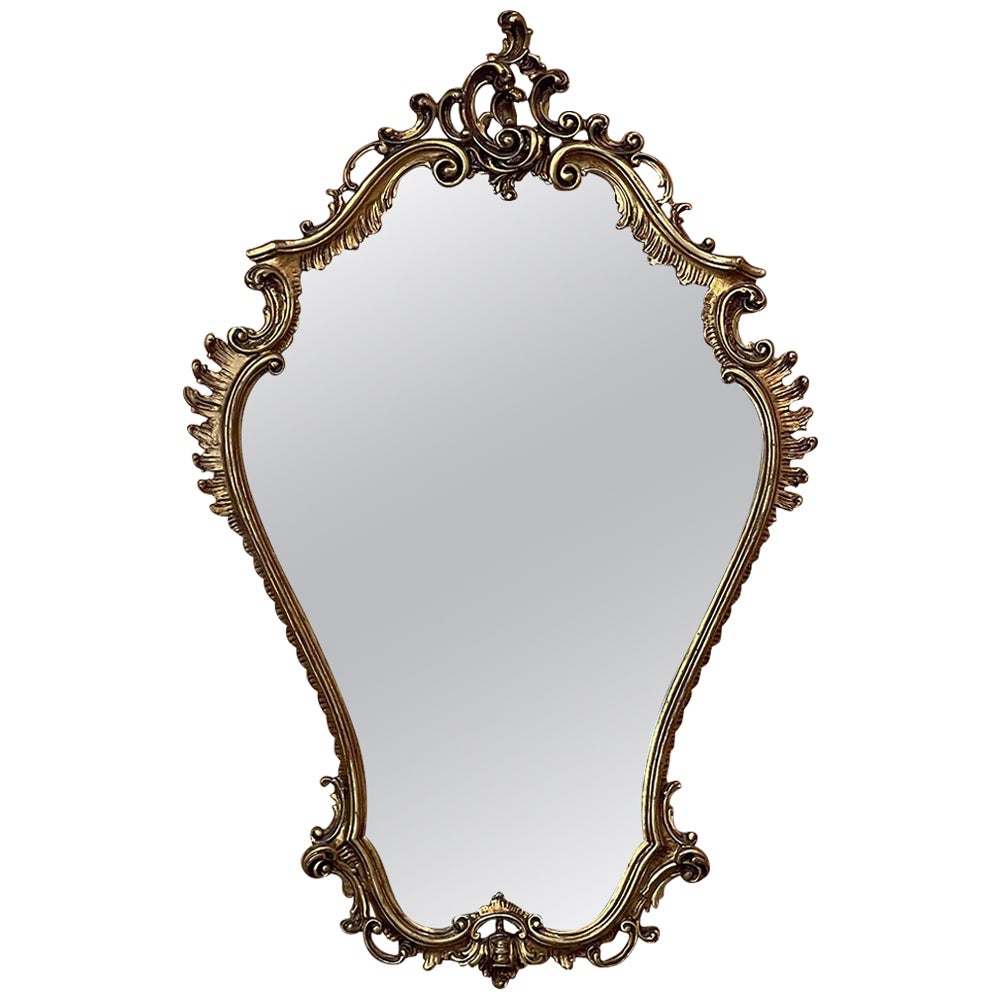 Antique Italian Giltwood Rococo Mirror For Sale At 1stdibs