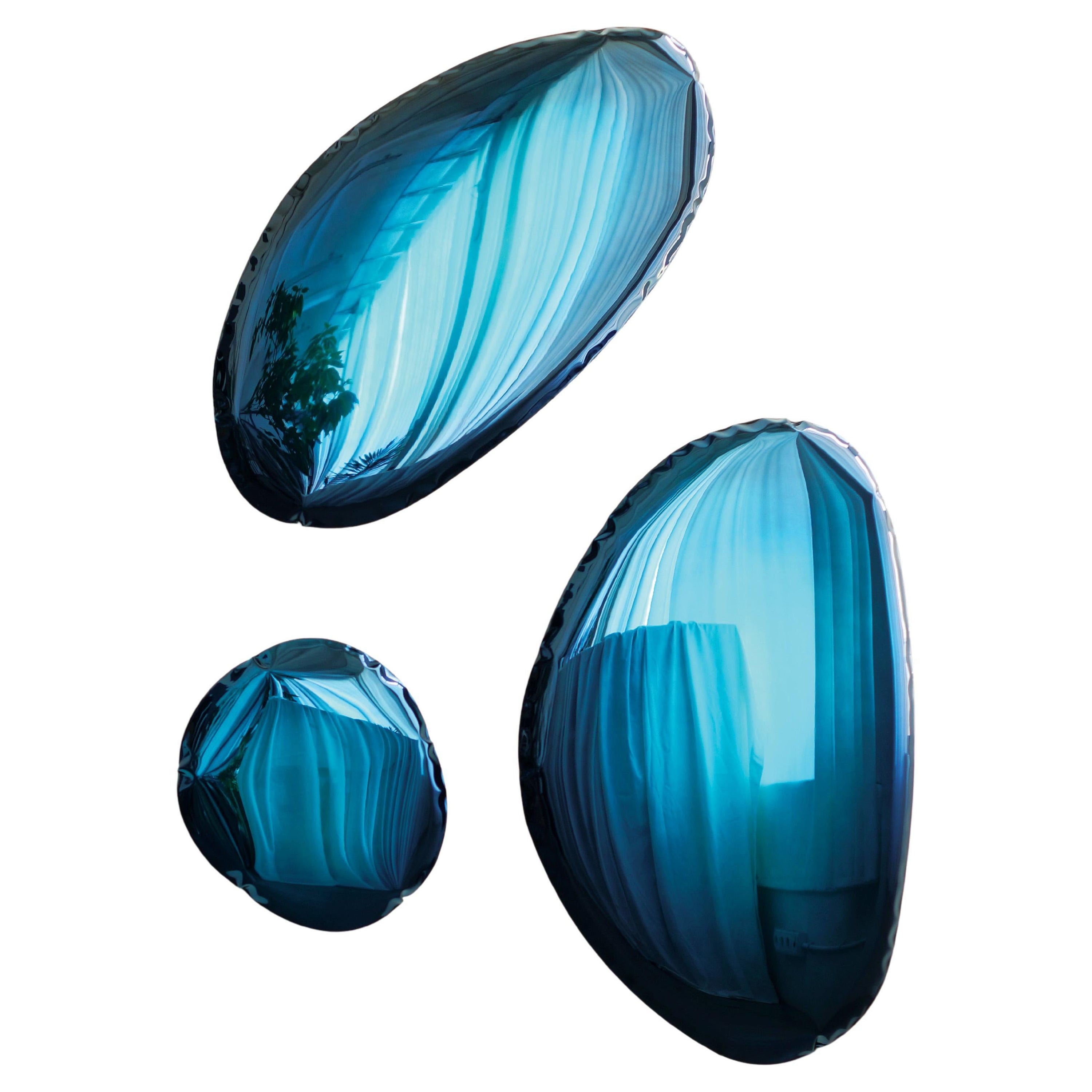 Tafla Mirrors O3 + O4 + O6 Deep Space Blue by Zieta For Sale