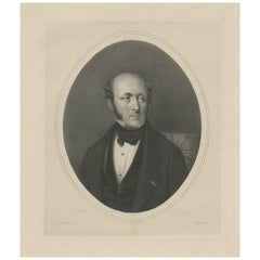 Portrait sans titre de Schubert, vers 1850