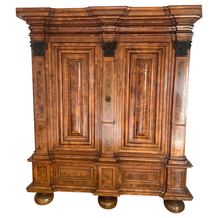 Victorian Walnut 3Door Armoire / Wardrobe at 1stDibs
