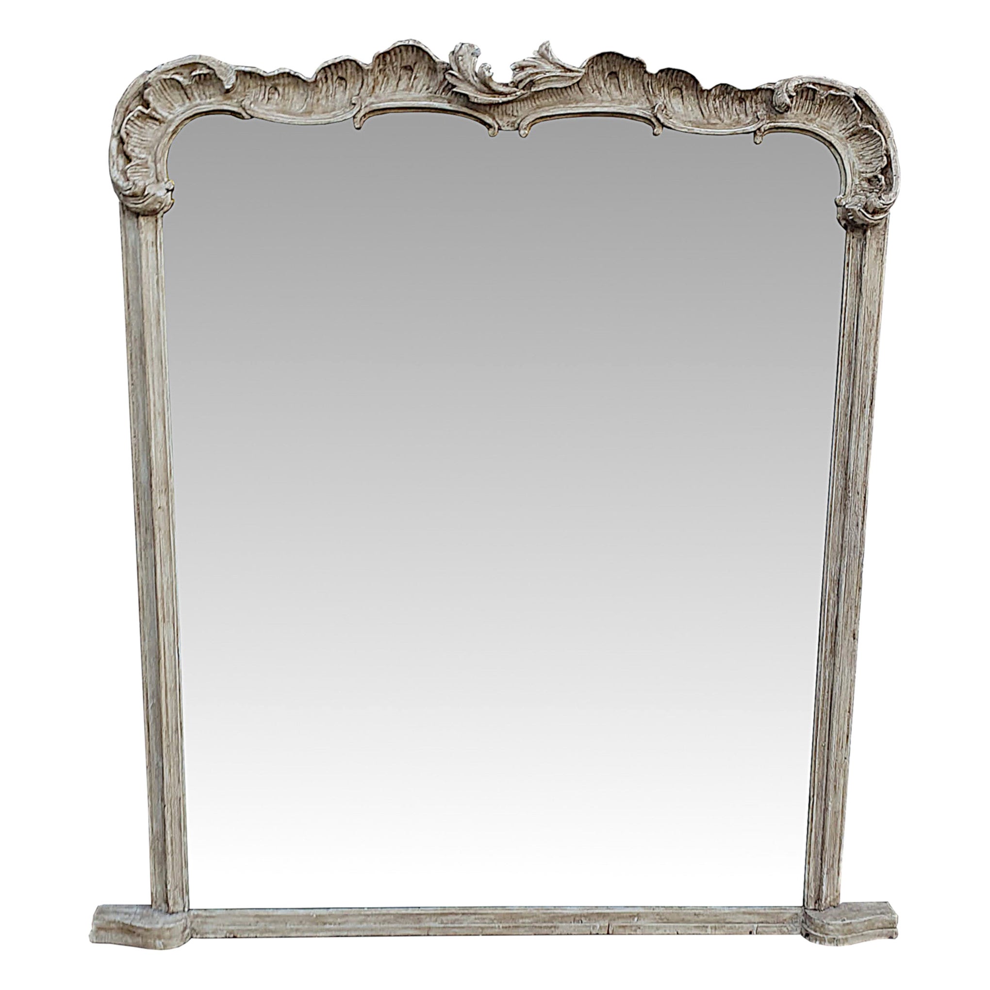 Fabulous Large Early 19th Century Overmantle Mirror