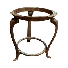 1950s Vintage Elegance Jardinera Redonda Pedestal Soporte Adorable Ornamentación