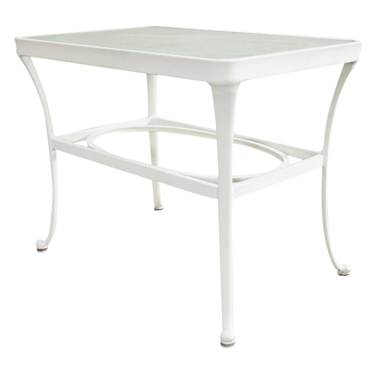 Brown Jordan Neoclassical Patio Outdoor Coffee Table For Sale at 1stDibs