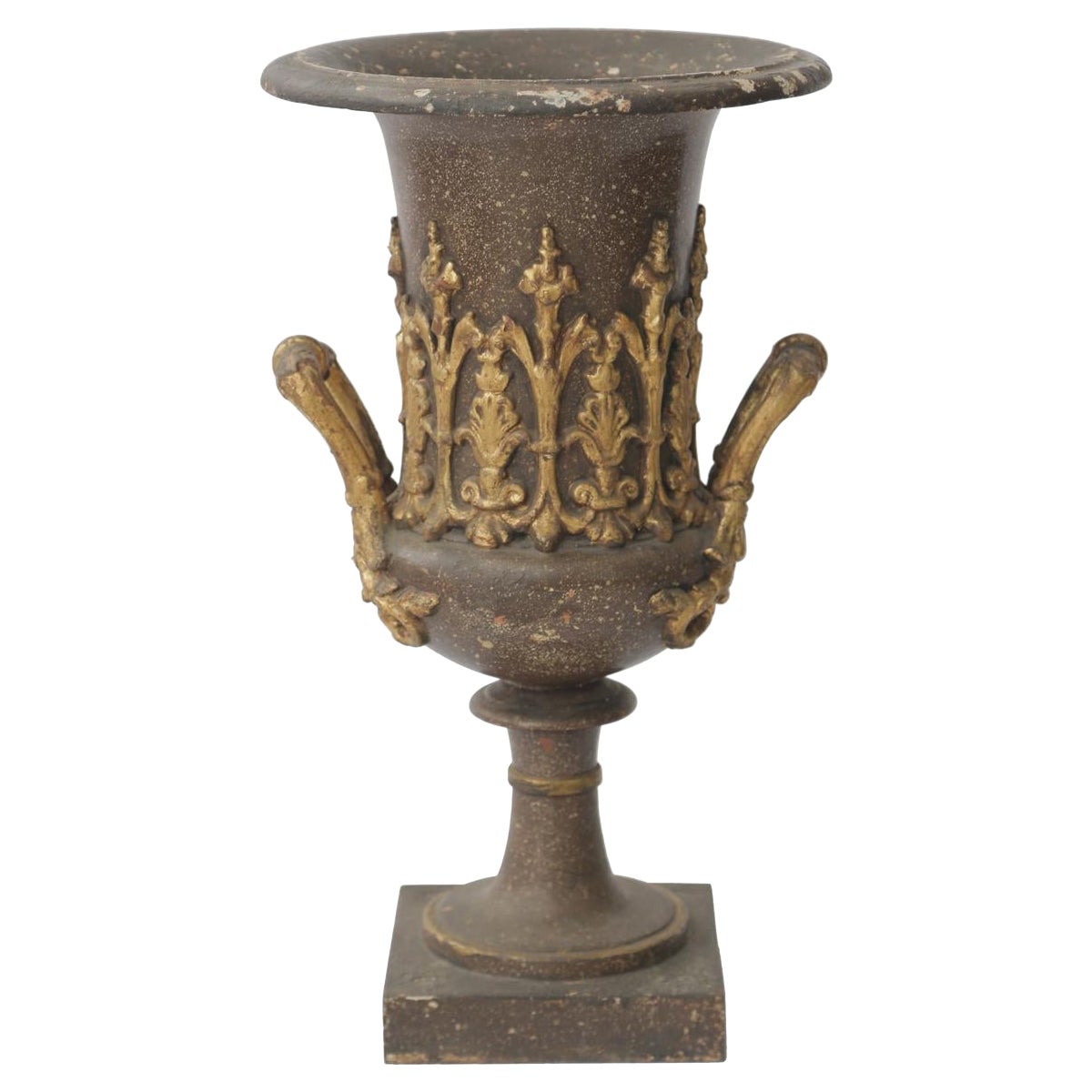 Early 19th Century Bronze Campana Urn For Sale