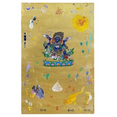 Tim Timothy Johnson Australian Artist Signed Buddhist Tibetan Original Painting