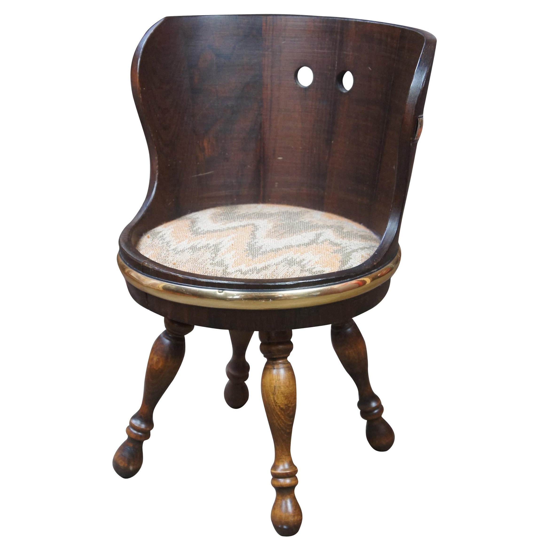 Childs Chair Hickory Nautical, rustikaler Vintage-Kinderstuhl, Firkin, Zuckerhut, Fassrücken im Angebot