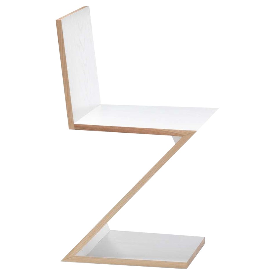 Gerrit Thomas Rietveld Zig Zag Chair for Cassina, Italy, new