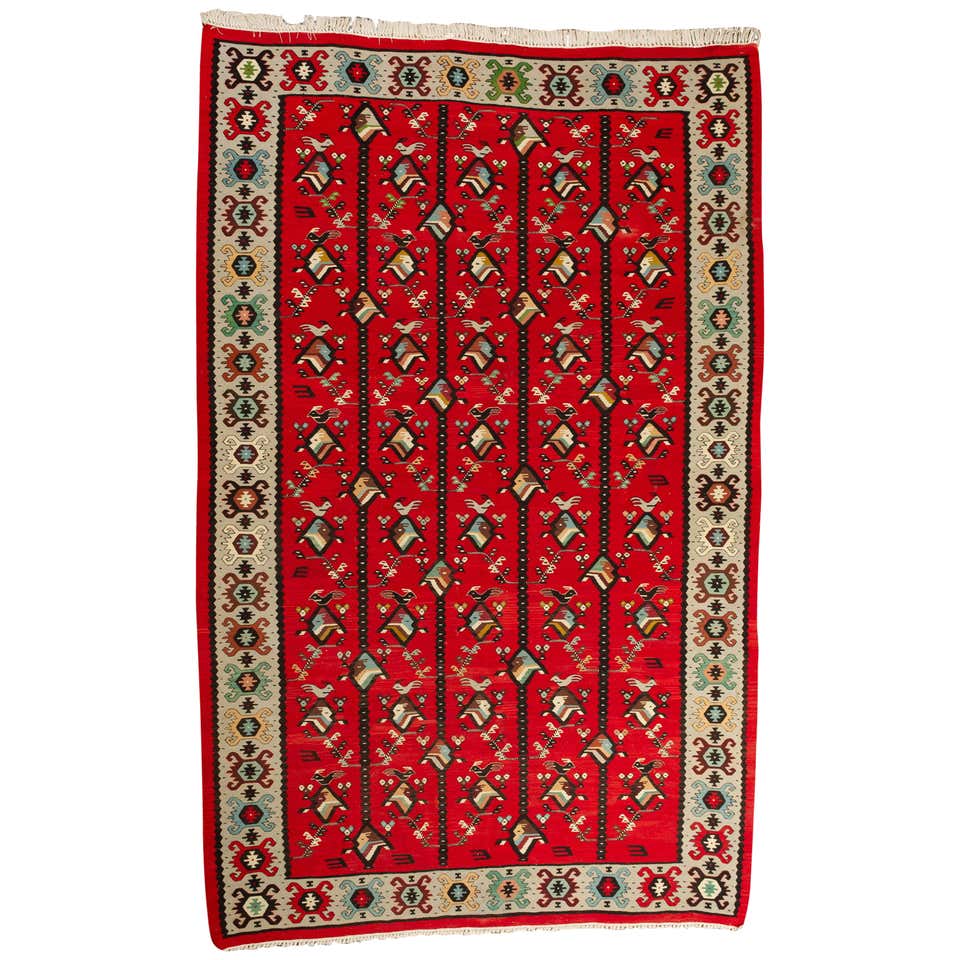 Balkan Rug Pattern Balkan Kilim Rug For Sale at 1stDibs | balkan rug, balkan carpet