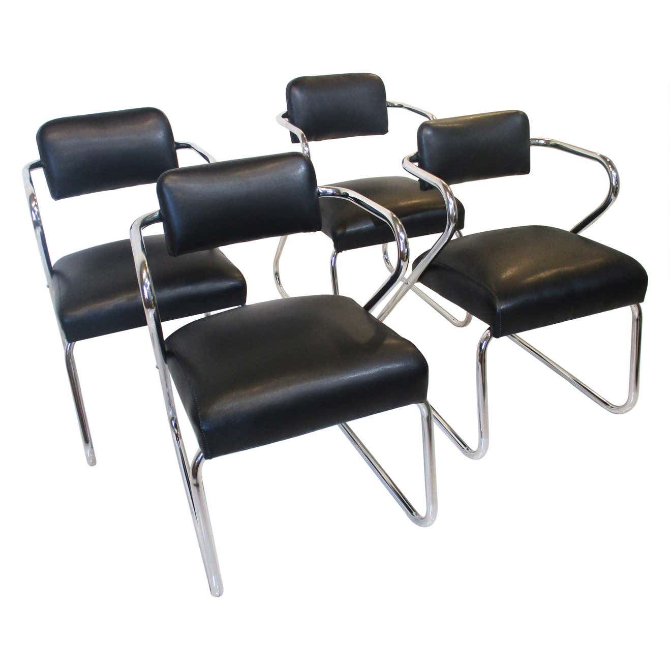 Gilbert Rohde Styled Art Deco Z Dining Chairs For Sale at 1stDibs