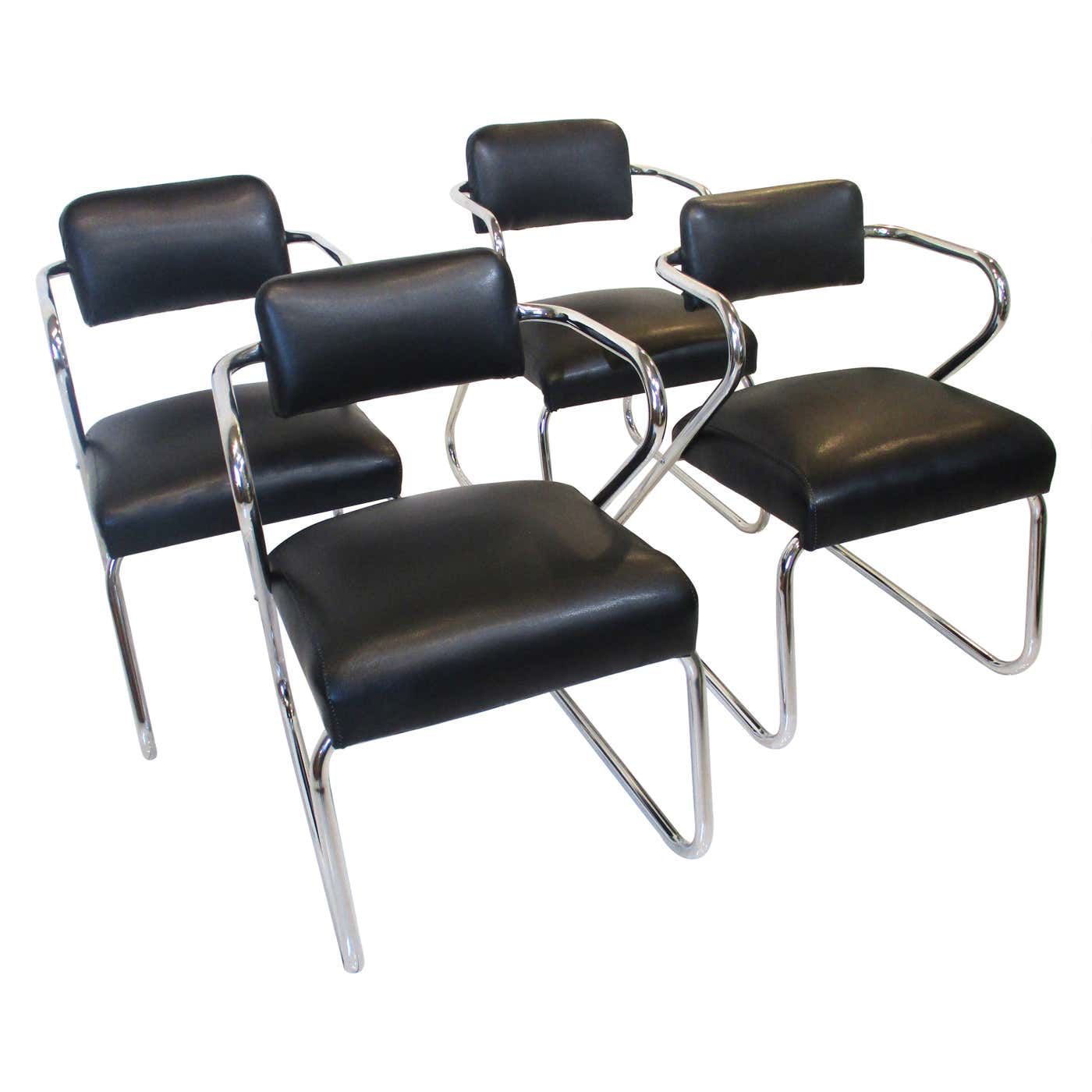 Gilbert Rohde Styled Art Deco Z Dining Chairs For Sale at 1stDibs