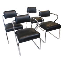 Used Gilbert Rohde Styled Art Deco Z Dining Chairs