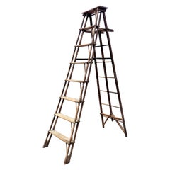 American Architectural Design Industrial Work Ladder, Circa 1940