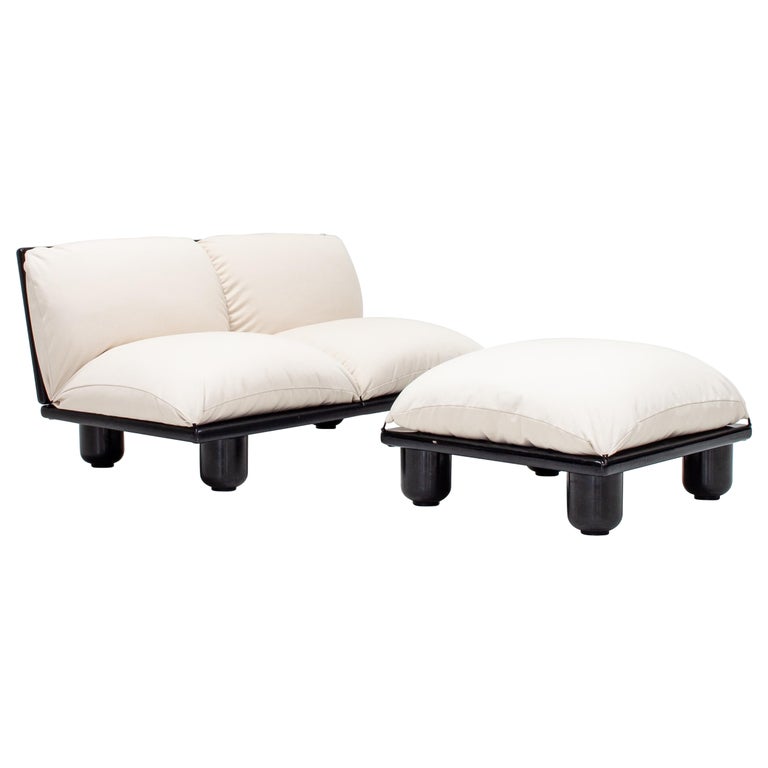 Henderson 3 Piece Sectional Sofa And Ottoman In Bacarat Taupe Baci