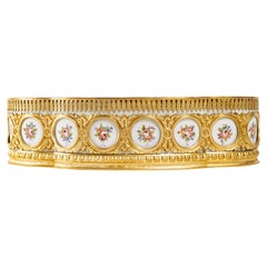 Jardinière en porcelaine Svres, 19ème siècle