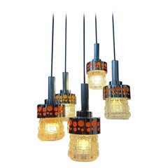 Lustre massif en Cascade de l'A Space, milieu de siècle