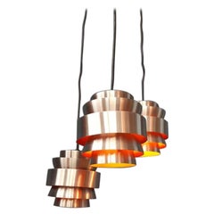 Lampe cascade vintage de l're spatiale par Lakro Amstelveen, mi-sicle moderne