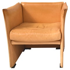 Sillón italiano moderno de mediados de siglo 1970 Diseño de Mario Bellini para Cassina
