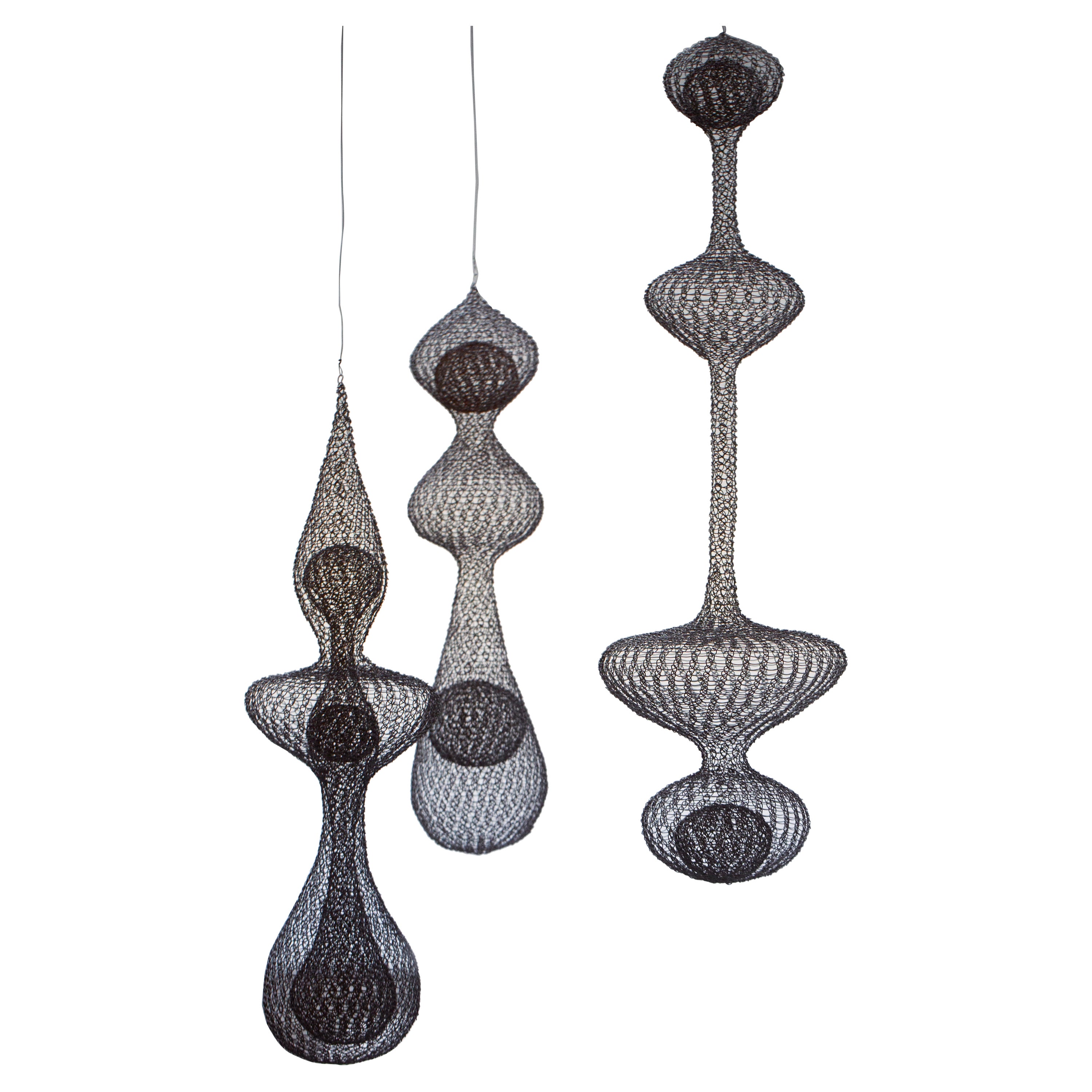 Contemporary HandWoven Wire Sculptures by Ulrikk Dufossé, 2021 For Sale at 1stDibs