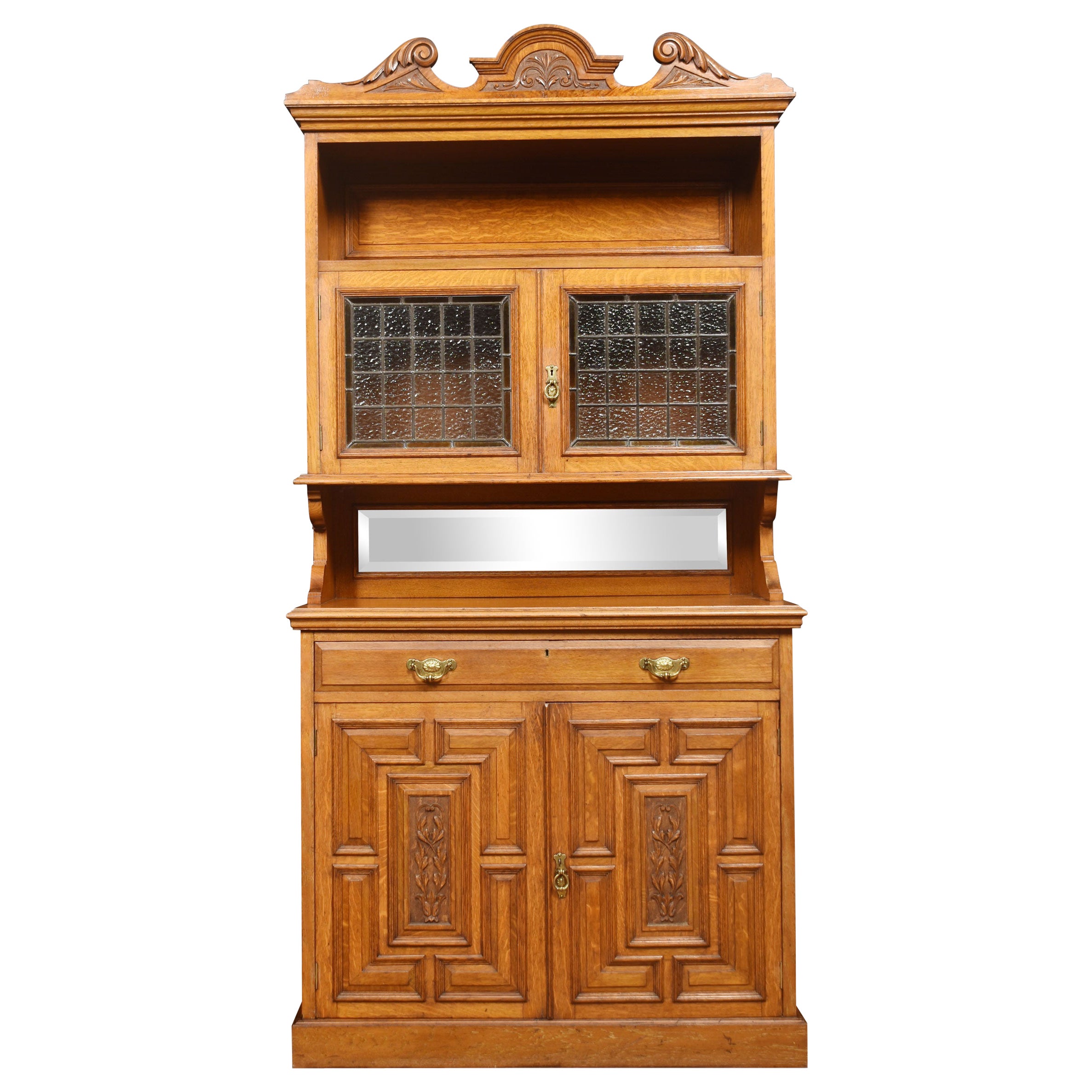 Golden Oak Cabinet For Sale