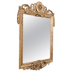 Antique Louis Seize Style Wall Mirror, 2nd Half 19th Century