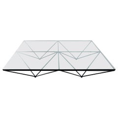 Large Paolo Piva "Alanda" Pyramid Table 80's Design B&B Italia