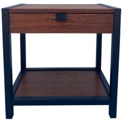 Refinished Milo Baughman for Directional Gentleman's Nightstand