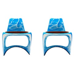 Set of 2 Element 1 Chairs by POLCHA