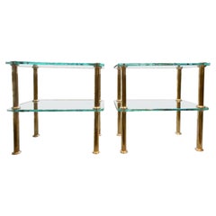 Stunning Pair of Midcentury Italian Side Tables