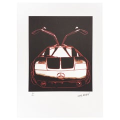 Andy Warhol "" Red Mercedes C111 "
