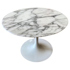Low Knoll Saarinen Tulip Marble Side Table