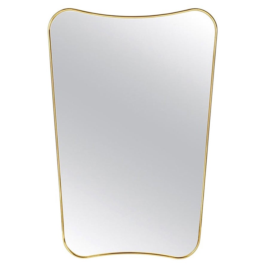 Gio Ponti F.A. 33 Medium Mirror in Brass