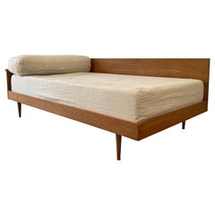 Used Custom Made Oak Wooden DayBed