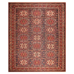 Large Antique Caucasian Soumak Rug. Size: 14 ft 6 in x 17 ft