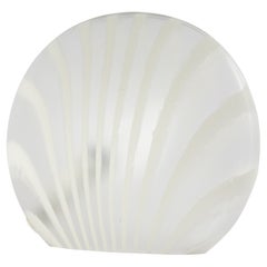 Meravigliosa lampada da tavolo in vetro Petite Zebra Pattern Peill & Putzler, Germania, anni '70